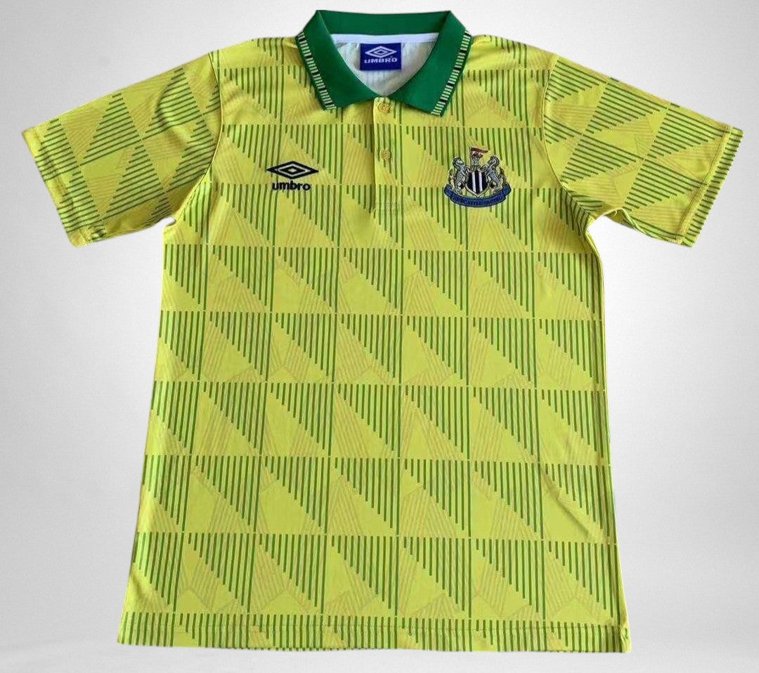 Camiseta retro de visitante del Newcastle 1991/1993