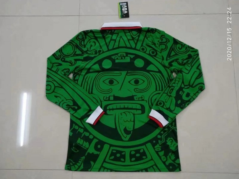 Camiseta retro de México 1998 (local) - Manga larga