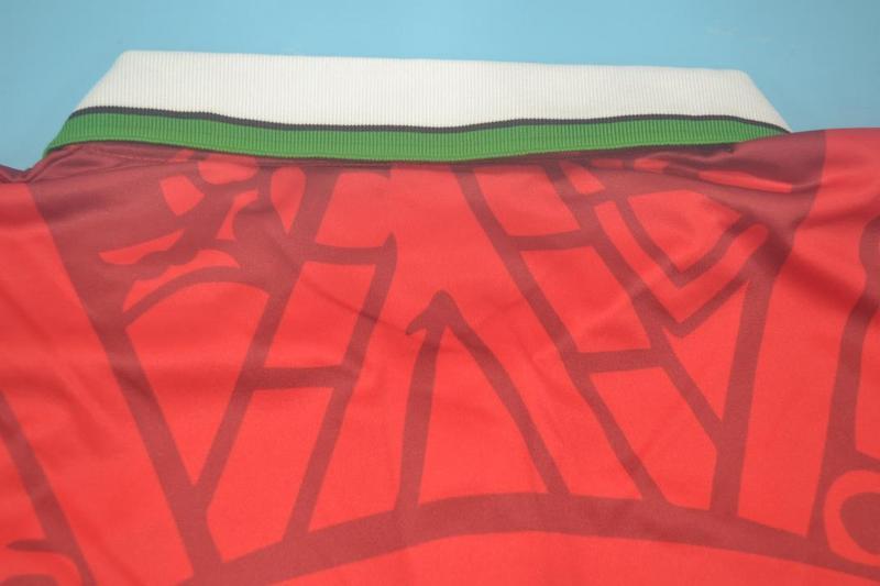 Camiseta retro de México 1998 roja
