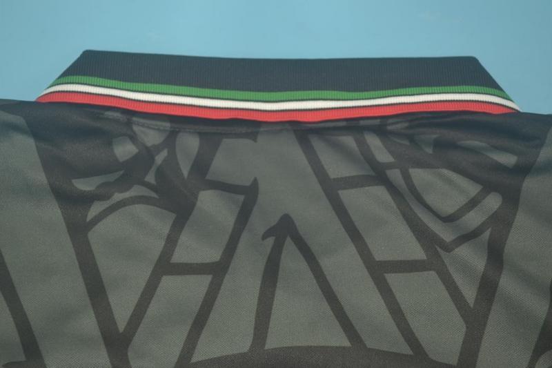 Camiseta retro de México 1998 negra