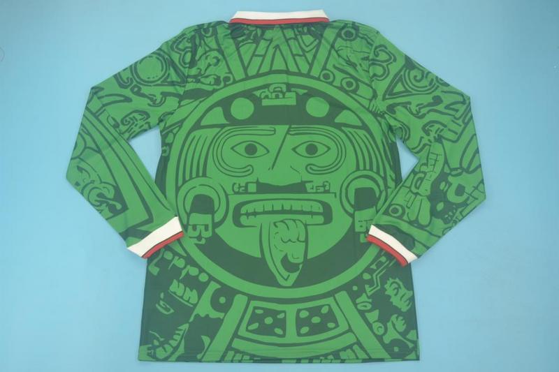 Camiseta retro de México 1998 (local) - Manga larga