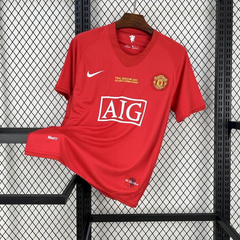 Camiseta retro local del Manchester United RONALDO #7 2007/08