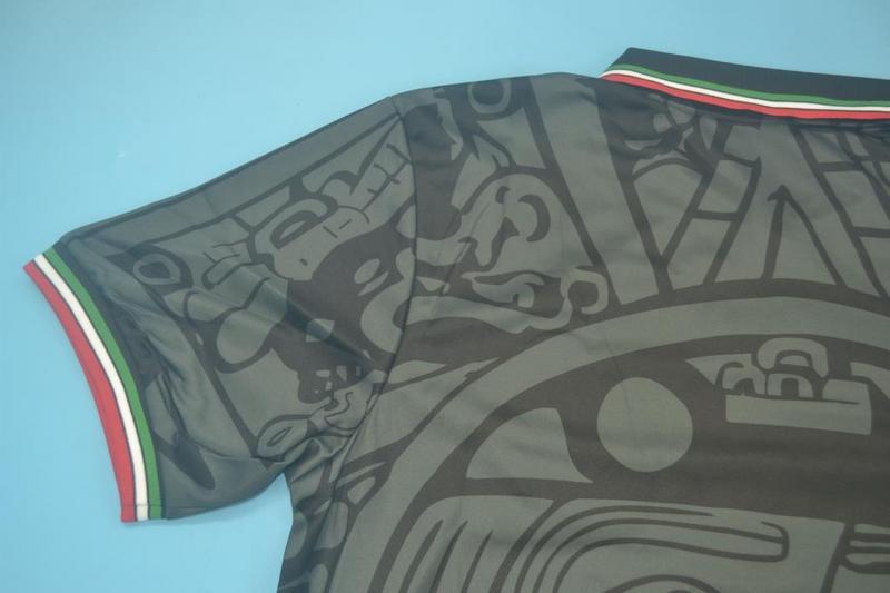 Camiseta retro de México 1998 negra