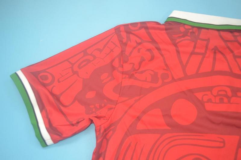 Camiseta retro de México 1998 roja