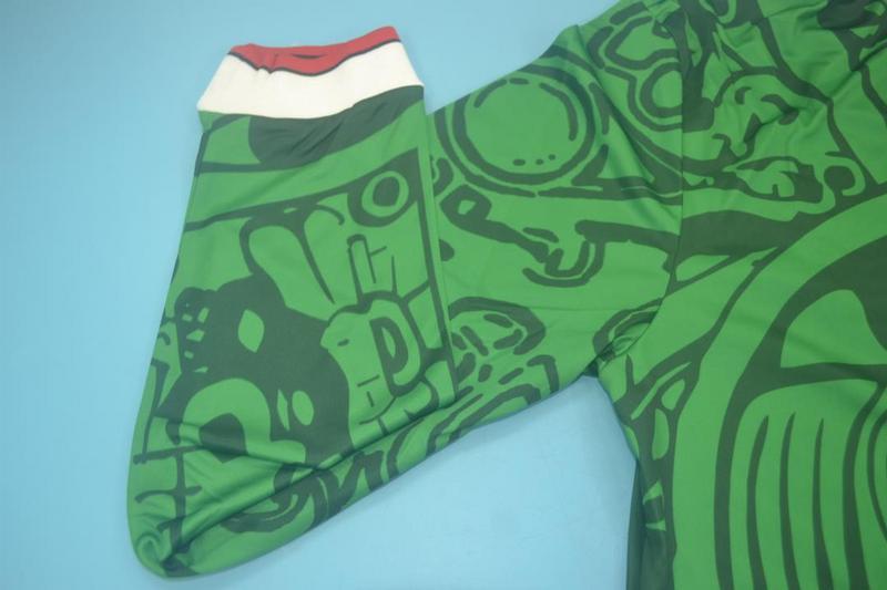 Camiseta retro de México 1998 (local) - Manga larga
