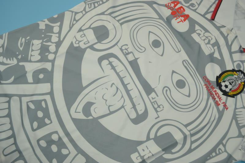 Camiseta retro de México 1998 blanca
