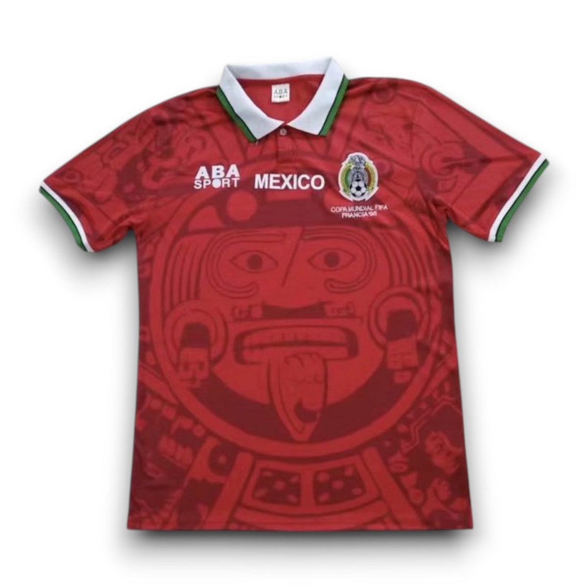 Camiseta retro de México 1998 roja