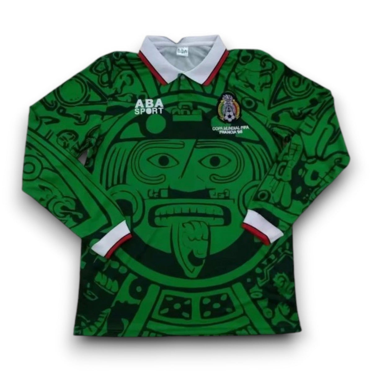 Camiseta retro de México 1998 (local) - Manga larga