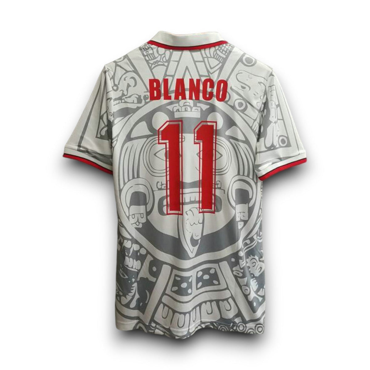Camiseta retro de México 1998 blanca