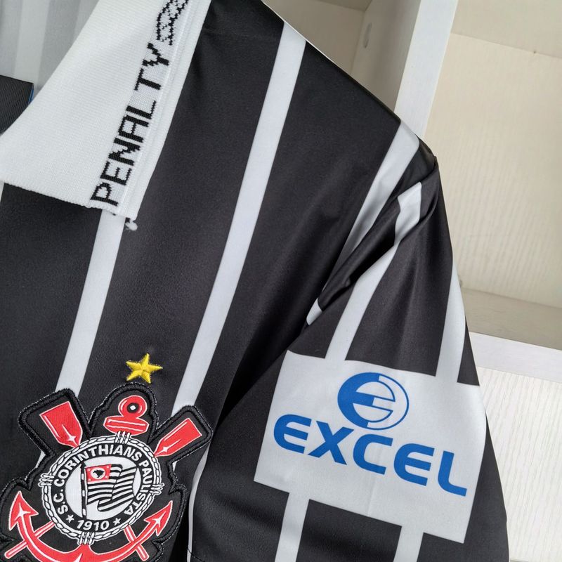 Camiseta retro de visitante del Corinthians 1998