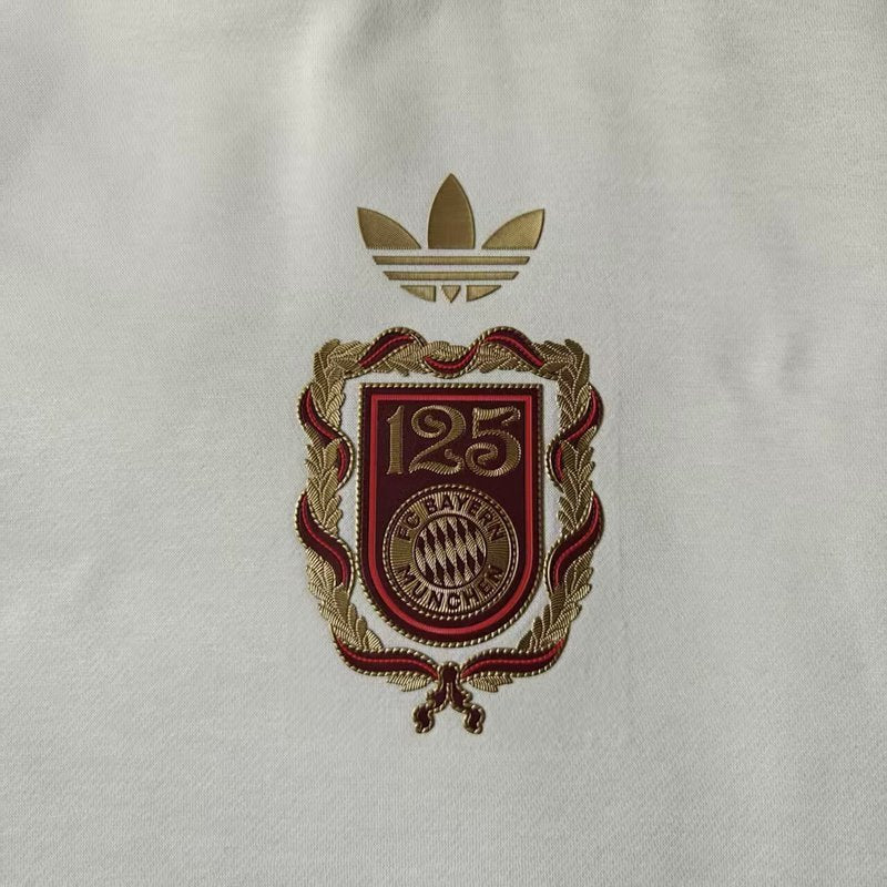 Sudadera con capucha del Bayern de Múnich 125.º aniversario, blanca