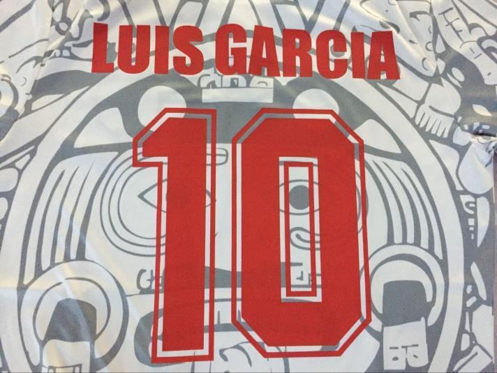 Camiseta retro de México 1998 blanca