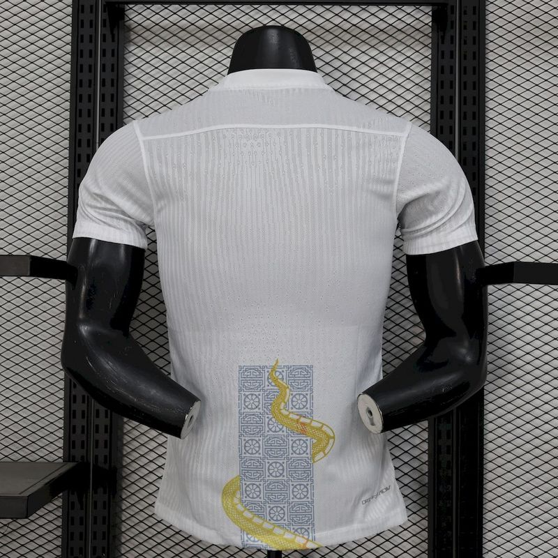 Camiseta de jugador del Tottenham Hotspur 2025 - Serpiente blanca y dorada