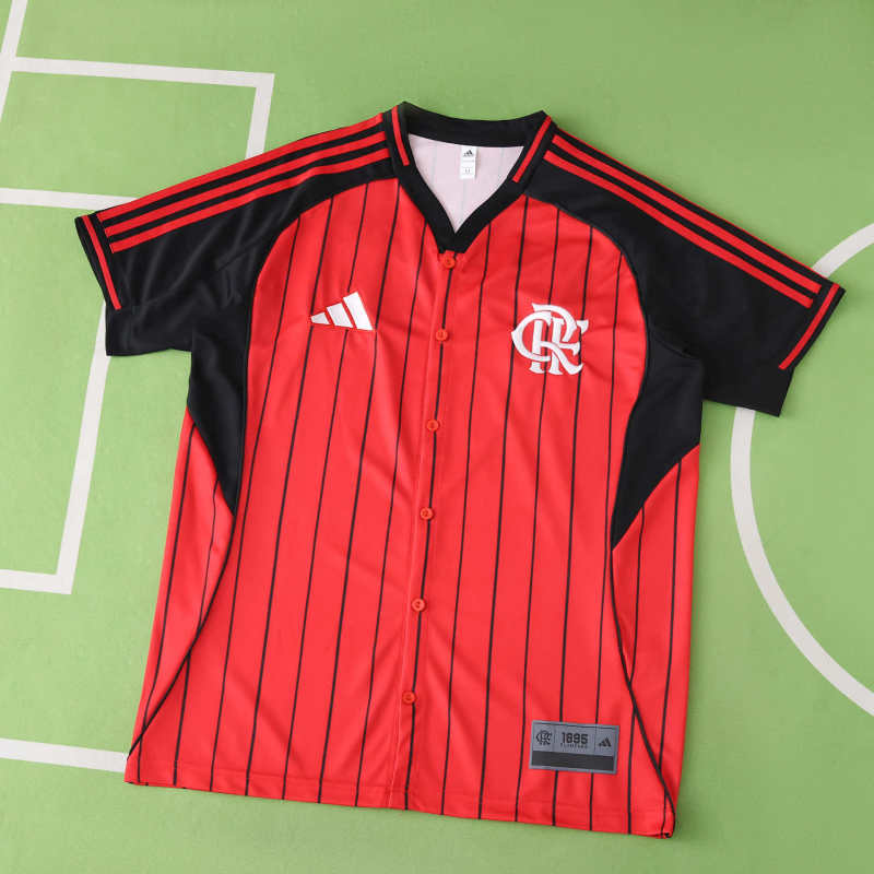 Flamengo US Pack Full-Button Baseball Jersey