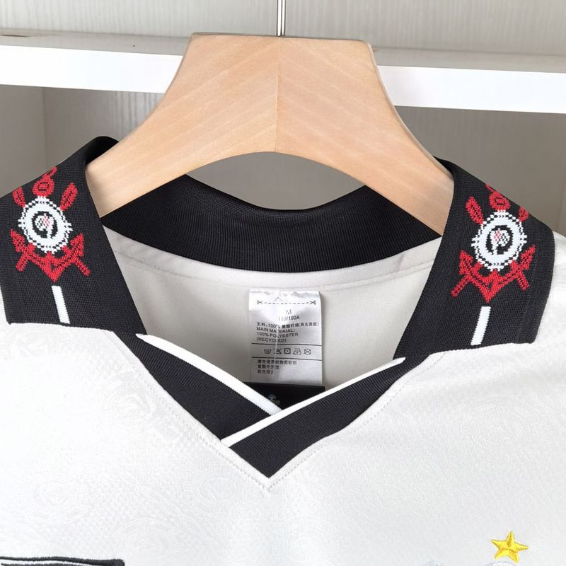 Camiseta retro de local del Corinthians 1996