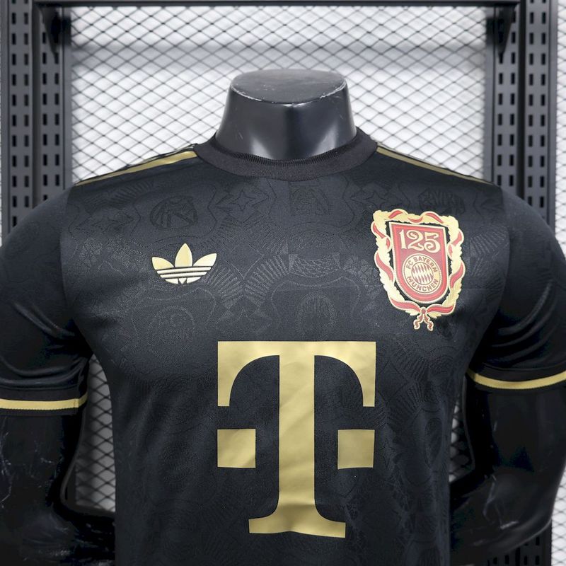 Camiseta de jugador del Bayern Múnich 125.º aniversario, color negro