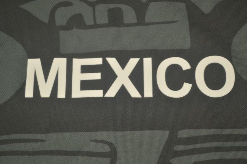 Camiseta retro de México 1998 negra