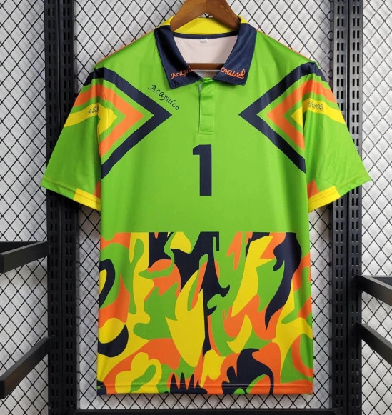 Camiseta verde de portero retro de México 1994