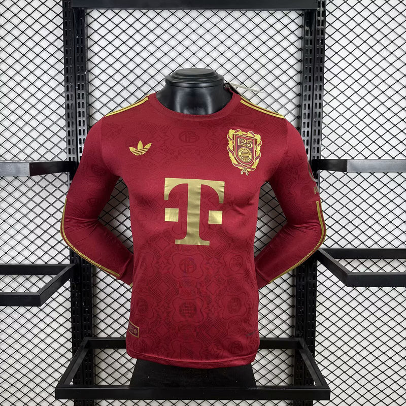 Camiseta de manga larga del 125.º aniversario del jugador del Bayern de Múnich