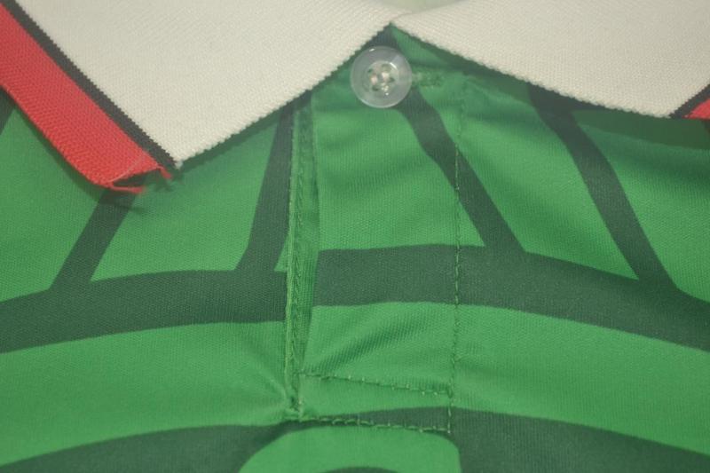 Camiseta retro de México 1998 (local) - Manga larga