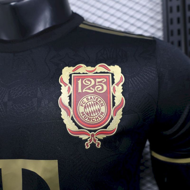 Camiseta de jugador del Bayern Múnich 125.º aniversario, color negro