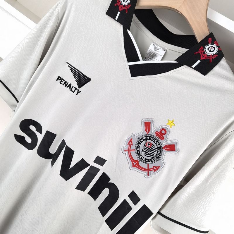 Camiseta retro de local del Corinthians 1996