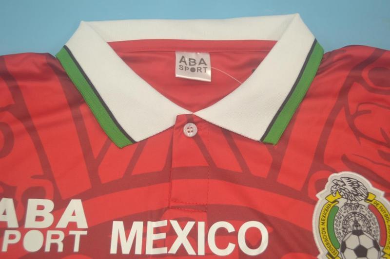 Camiseta retro de México 1998 roja