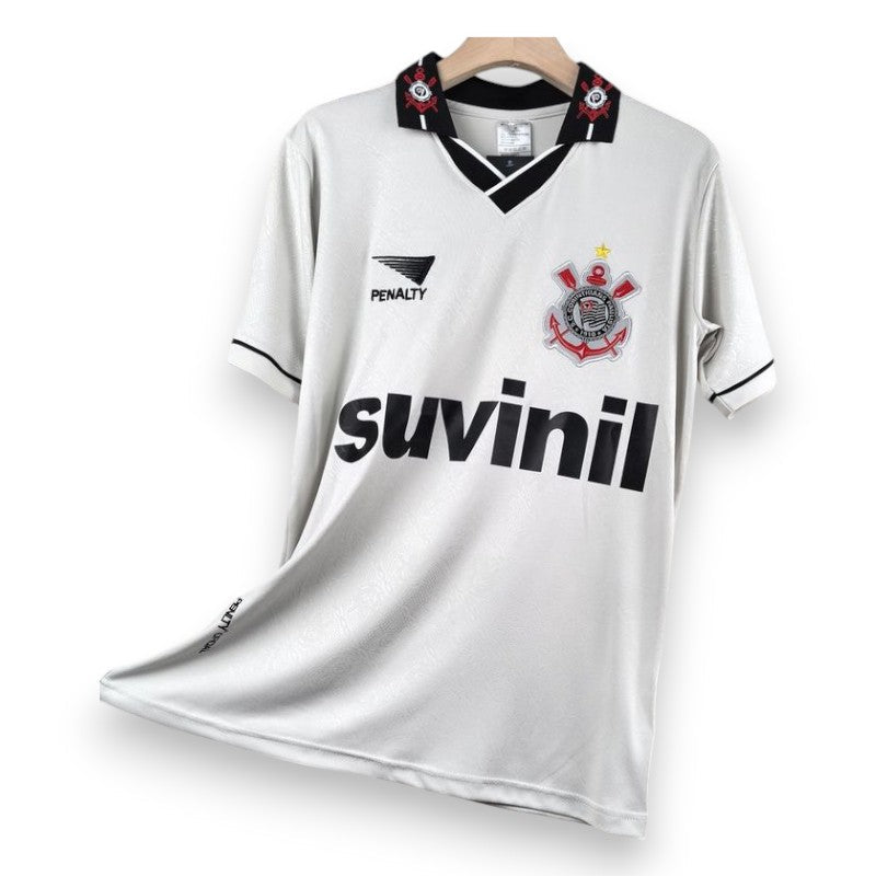 Camiseta retro de local del Corinthians 1996