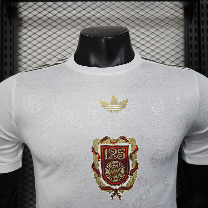 Camiseta de jugador del Bayern Múnich 125.º aniversario, blanca II 