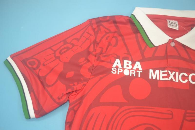 Camiseta retro de México 1998 roja