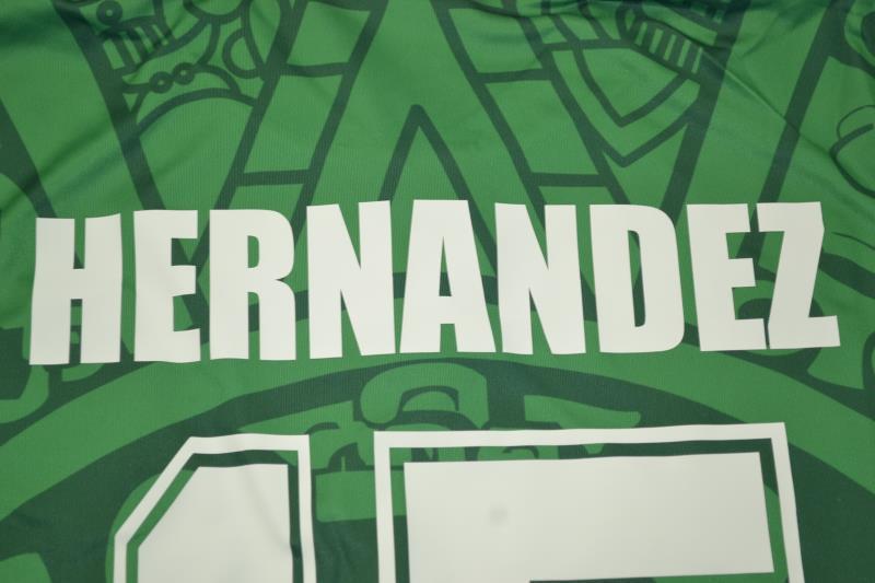 Camiseta Retro México 1998