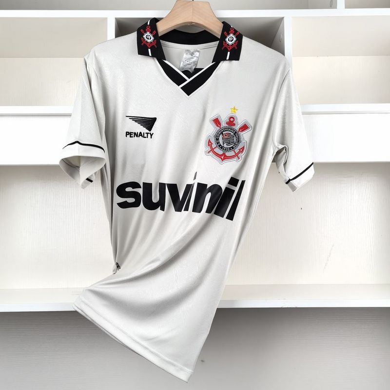 Camiseta retro de local del Corinthians 1996