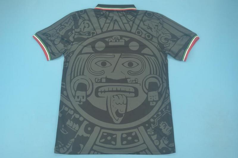 Camiseta retro de México 1998 negra