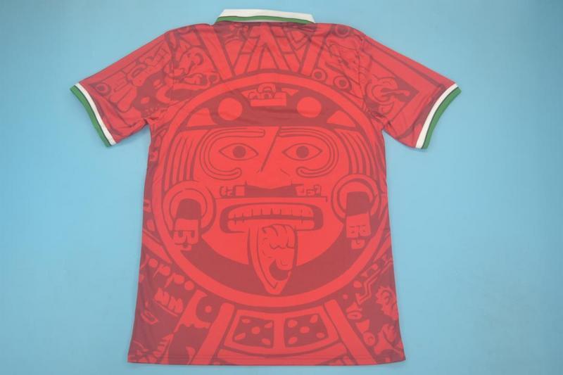 Camiseta retro de México 1998 roja