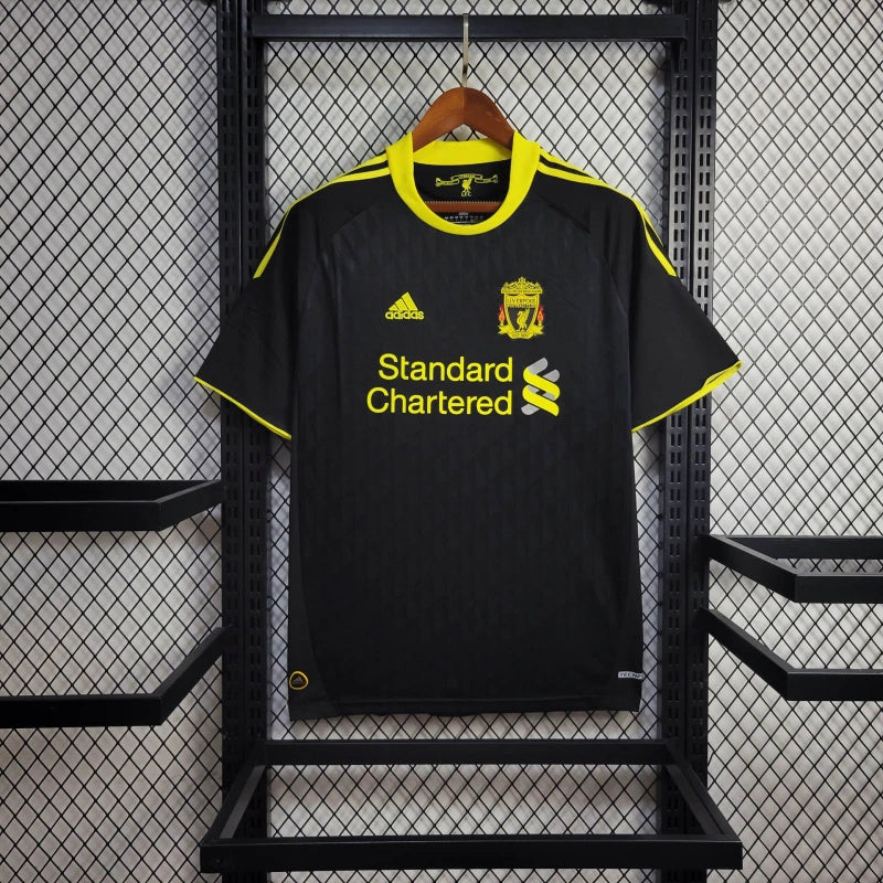 Camiseta retro de visitante del Liverpool 2010