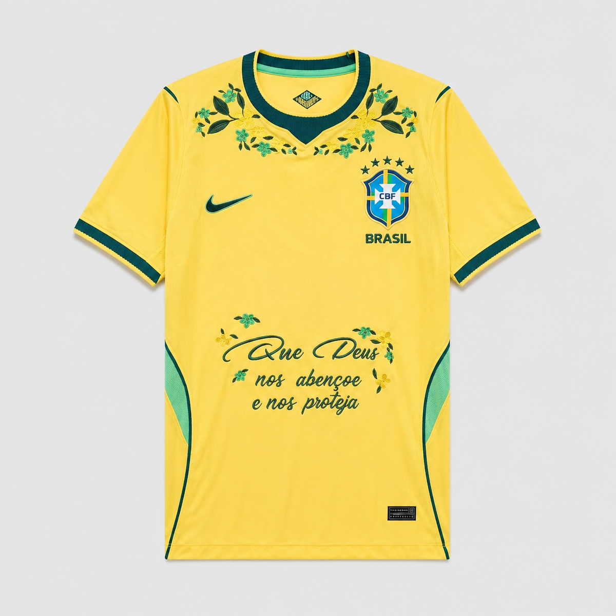 Brazil 26/27 Home Embroidered Jersey
