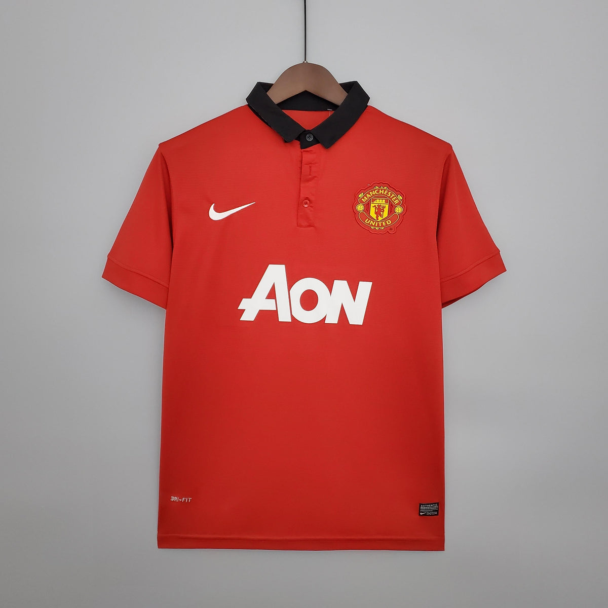 Camiseta retro local del Manchester United 2013/14