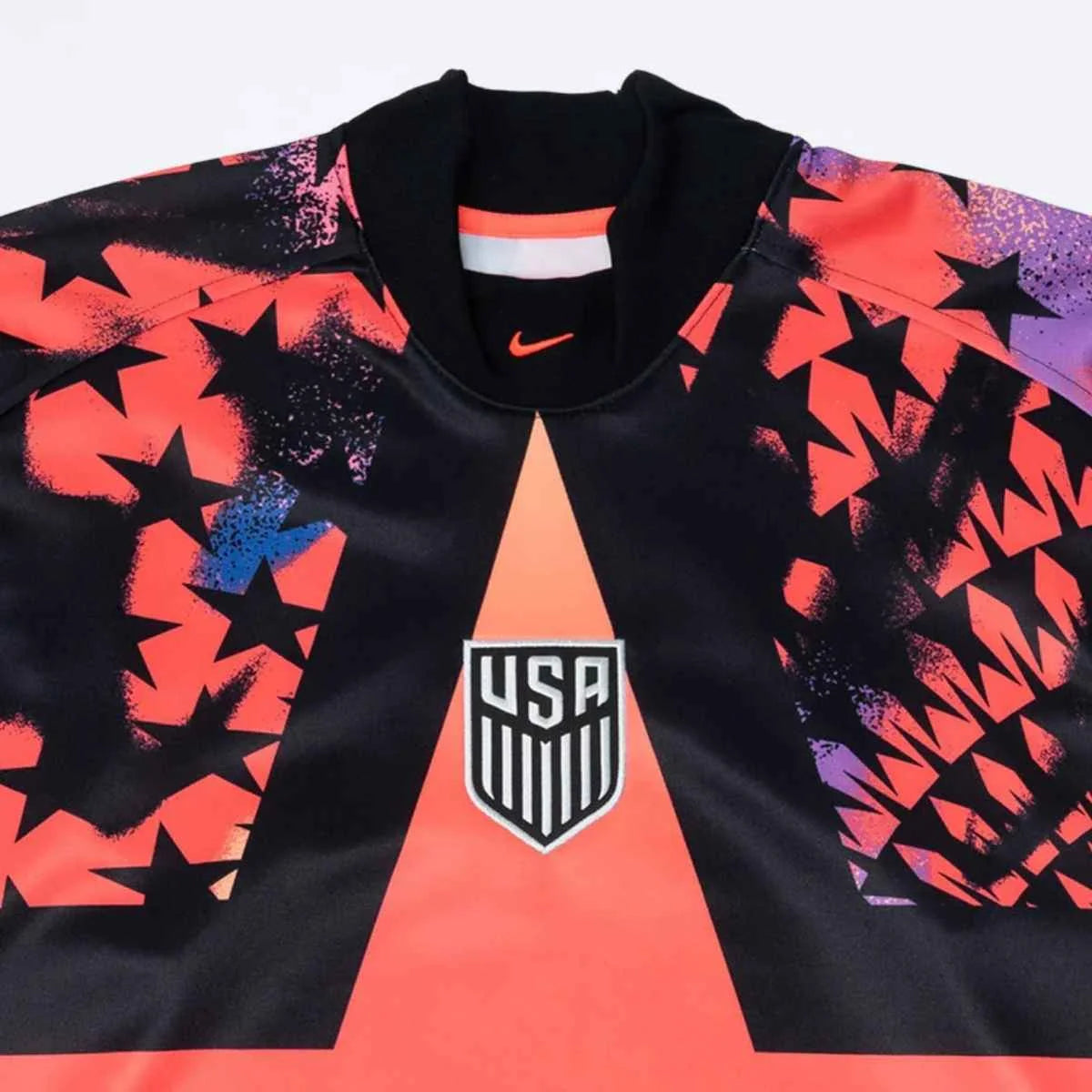 USA Goalkeeper Jersey Orange Cup 2026/27 Long Sleeve Men's