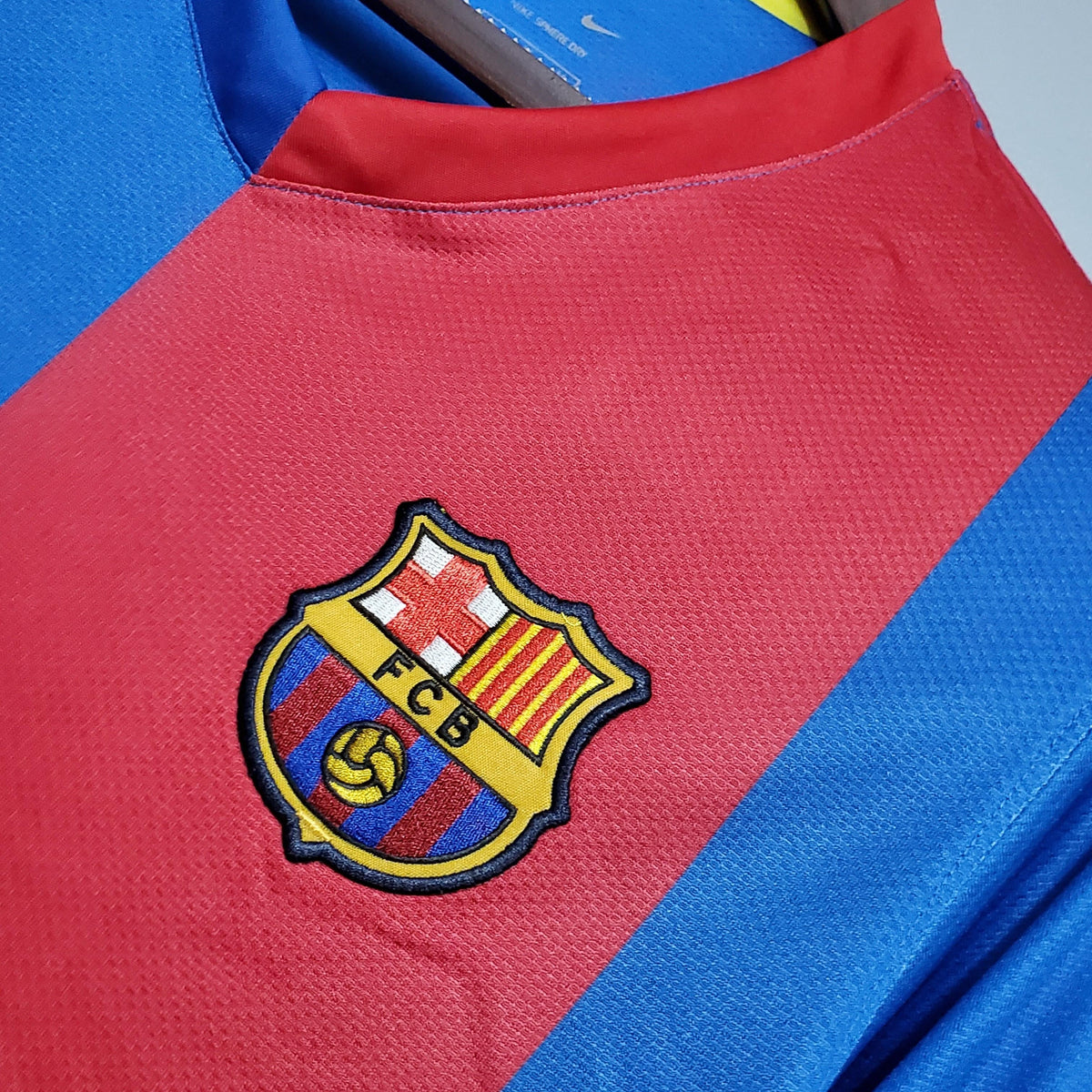 Camiseta retro local del Barcelona 2006/2007 - Manga larga