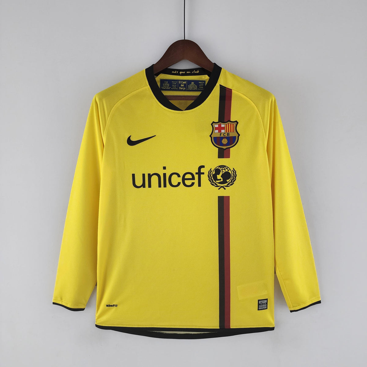Camiseta retro de visitante del Barcelona 2008/2009 - Manga larga