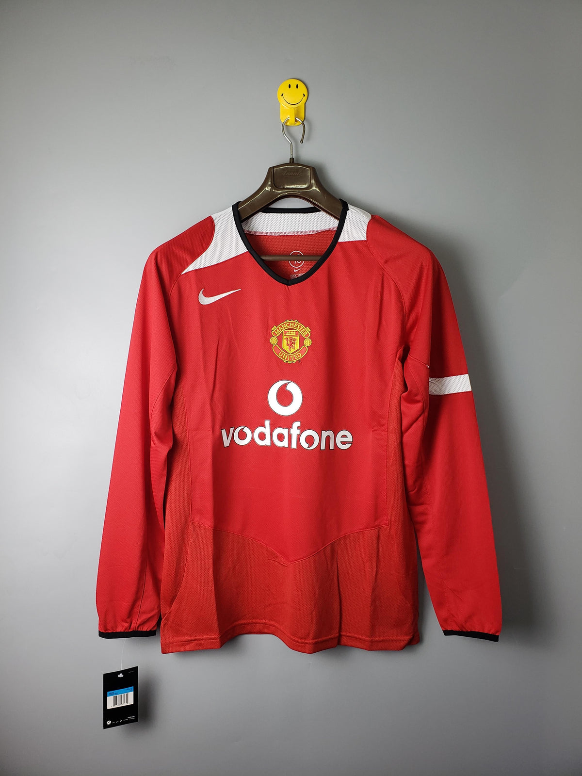 Camiseta retro local del Manchester United 2005 - Manga larga