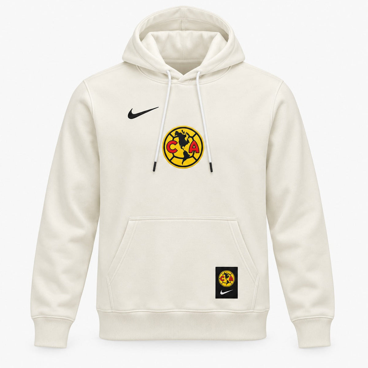 Sudadera con capucha 25/26 blanca para hombre