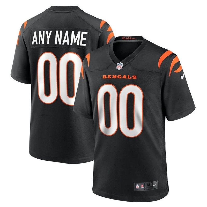 Cincinnati Bengals - Camiseta de partido NFL personalizada - Negra