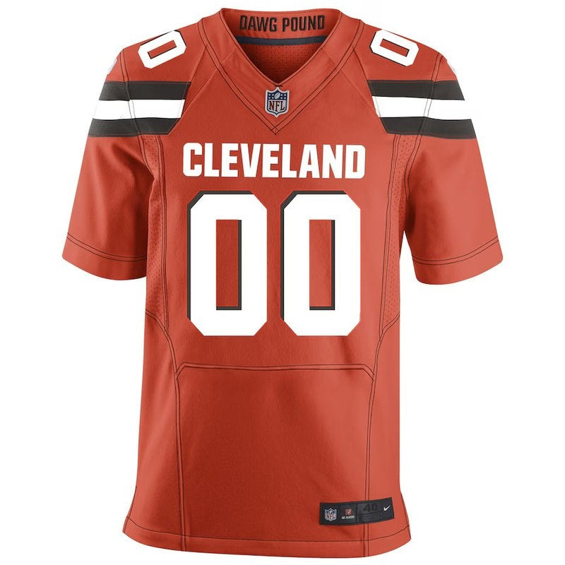 Cleveland Browns - Camiseta NFL Alternativa Personalizada - Marrón - Naranja