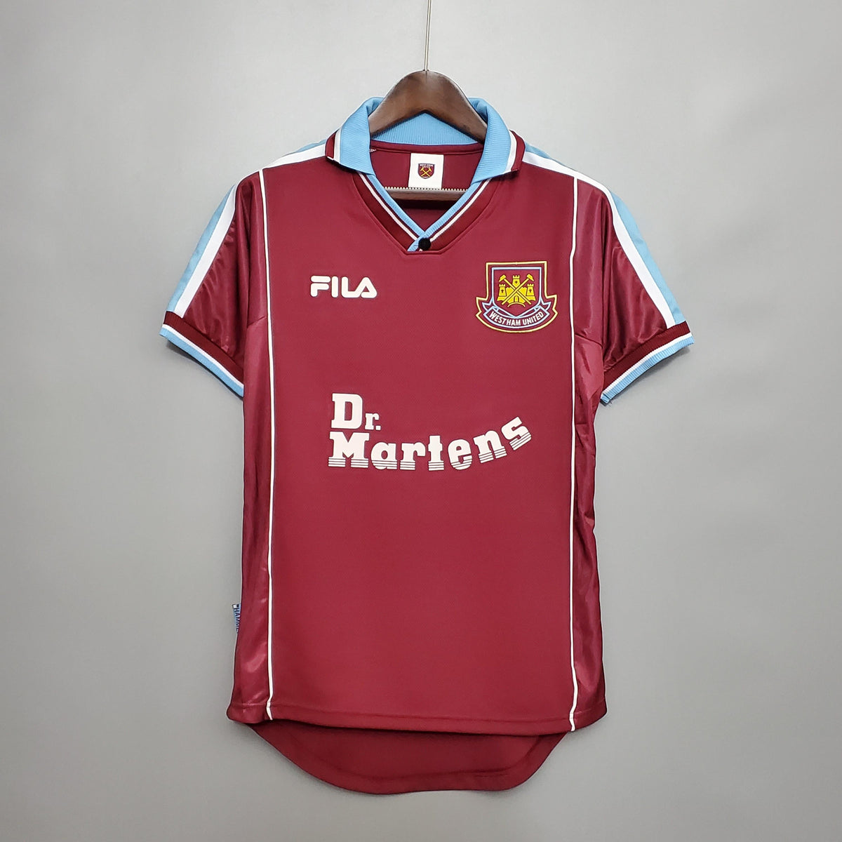 Camiseta retro de local del West Ham United 1999/2001