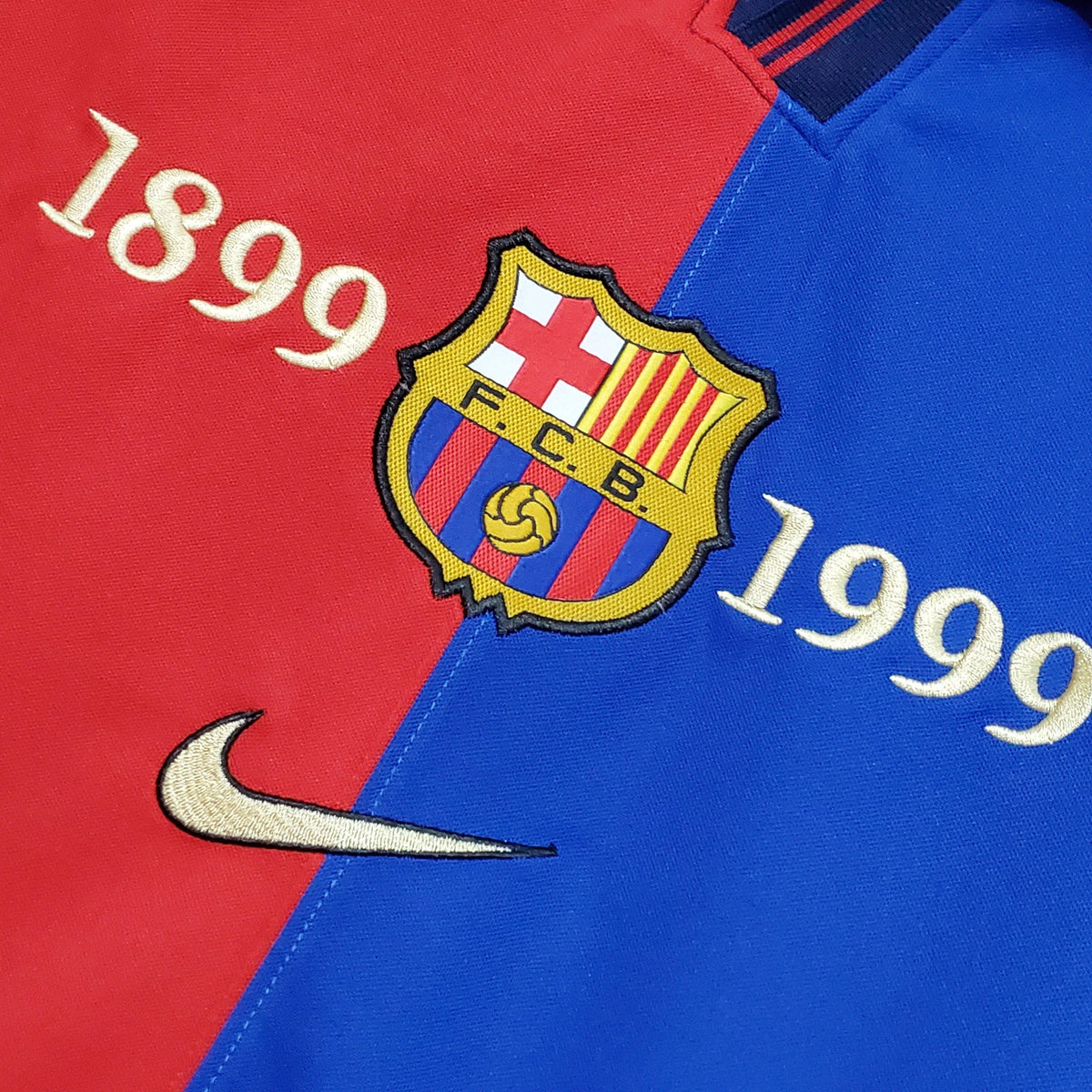 Camiseta retro del centenario del Barcelona 1999