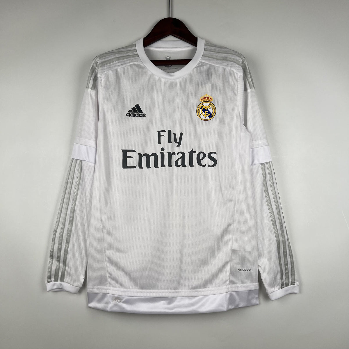 Camiseta retro local del Real Madrid 2015/2016 - Manga larga