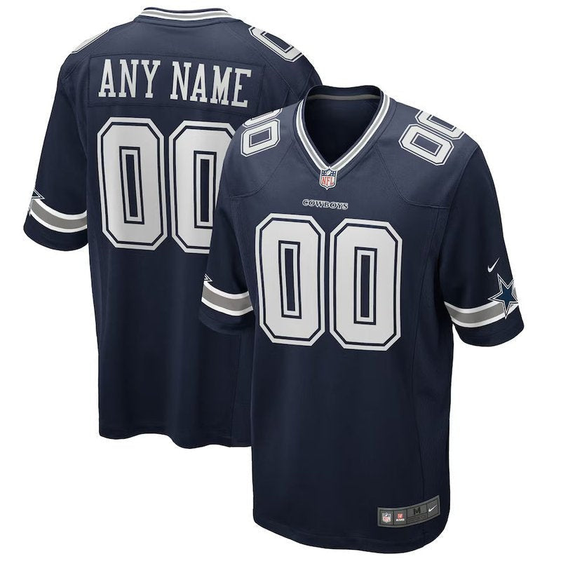 Dallas Cowboys - Camiseta NFL de juego personalizada - Azul marino