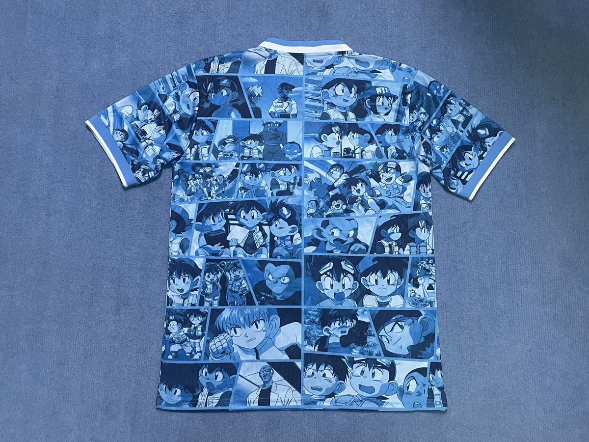Camiseta azul de edición especial de Japón 2025