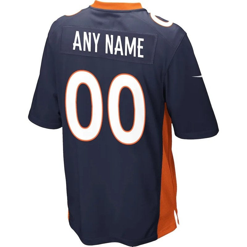 Denver Broncos - Camiseta de partido NFL alternativa personalizada - Azul marino